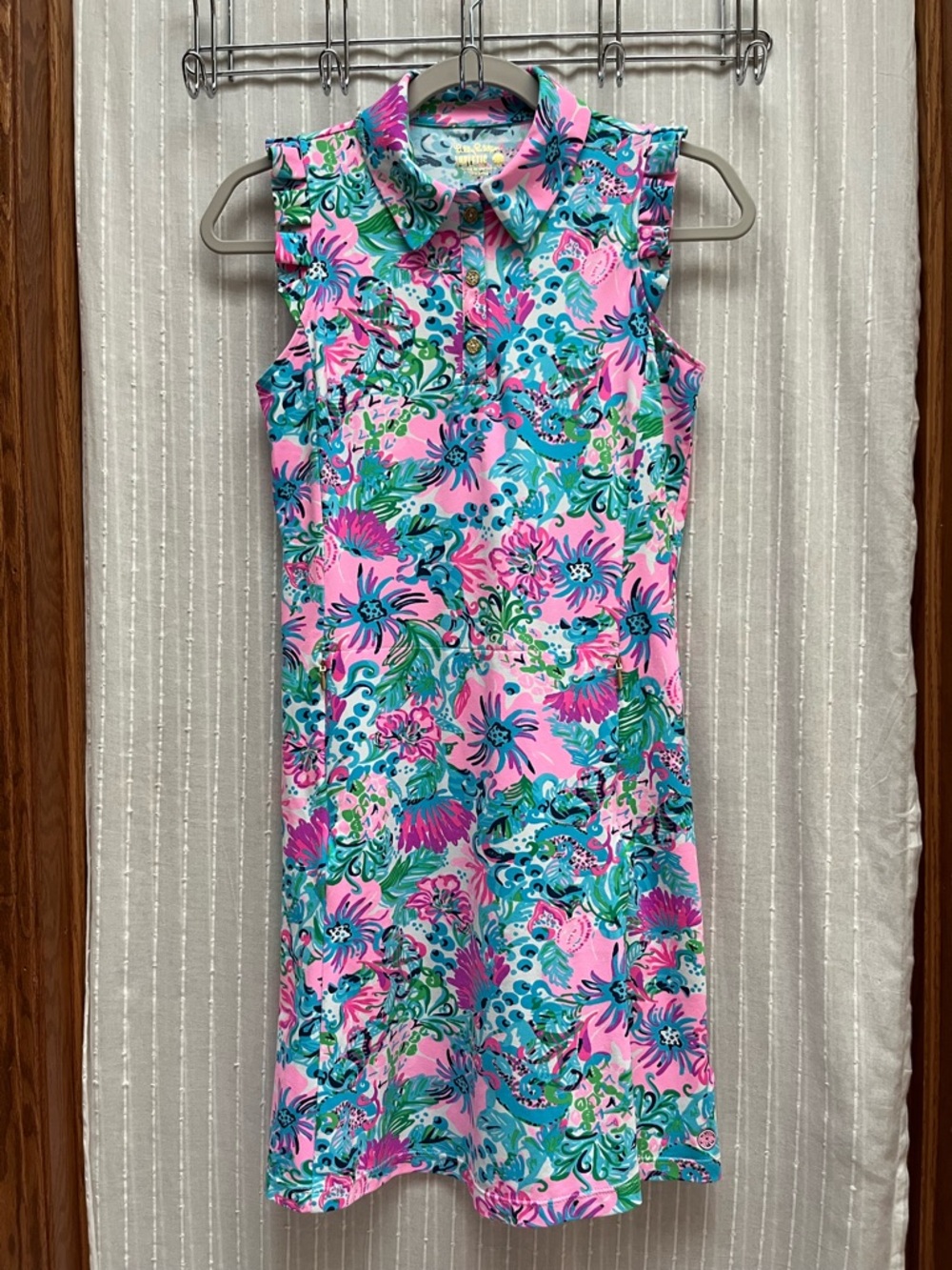 Lily Pulitzer Silvia "Luxletic" UPF 50+ Golf Dress & Coordinating Shorts Size XS